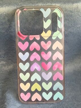iPhone 17 Pro Phone Case- Chalk Hearts